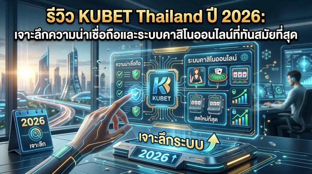 รีวิว KUBET Thailand ปี 2026: เจาะลึกความน่าเชื่อถือและระบบคาสิโนออนไลน์ที่ทันสมัยที่สุด