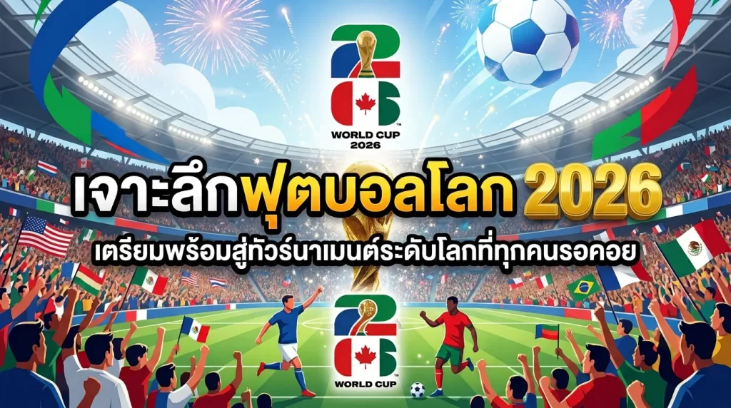 เจาะลึกฟุตบอลโลก 2026: เตรียมพร้อมสู่ทัวร์นาเมนต์ระดับโลกที่ทุกคนรอคอย