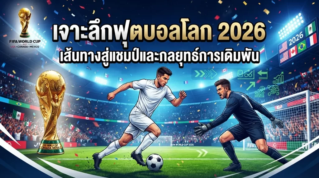 เจาะลึกฟุตบอลโลก 2026: เส้นทางสู่แชมป์และกลยุทธ์การเดิมพัน