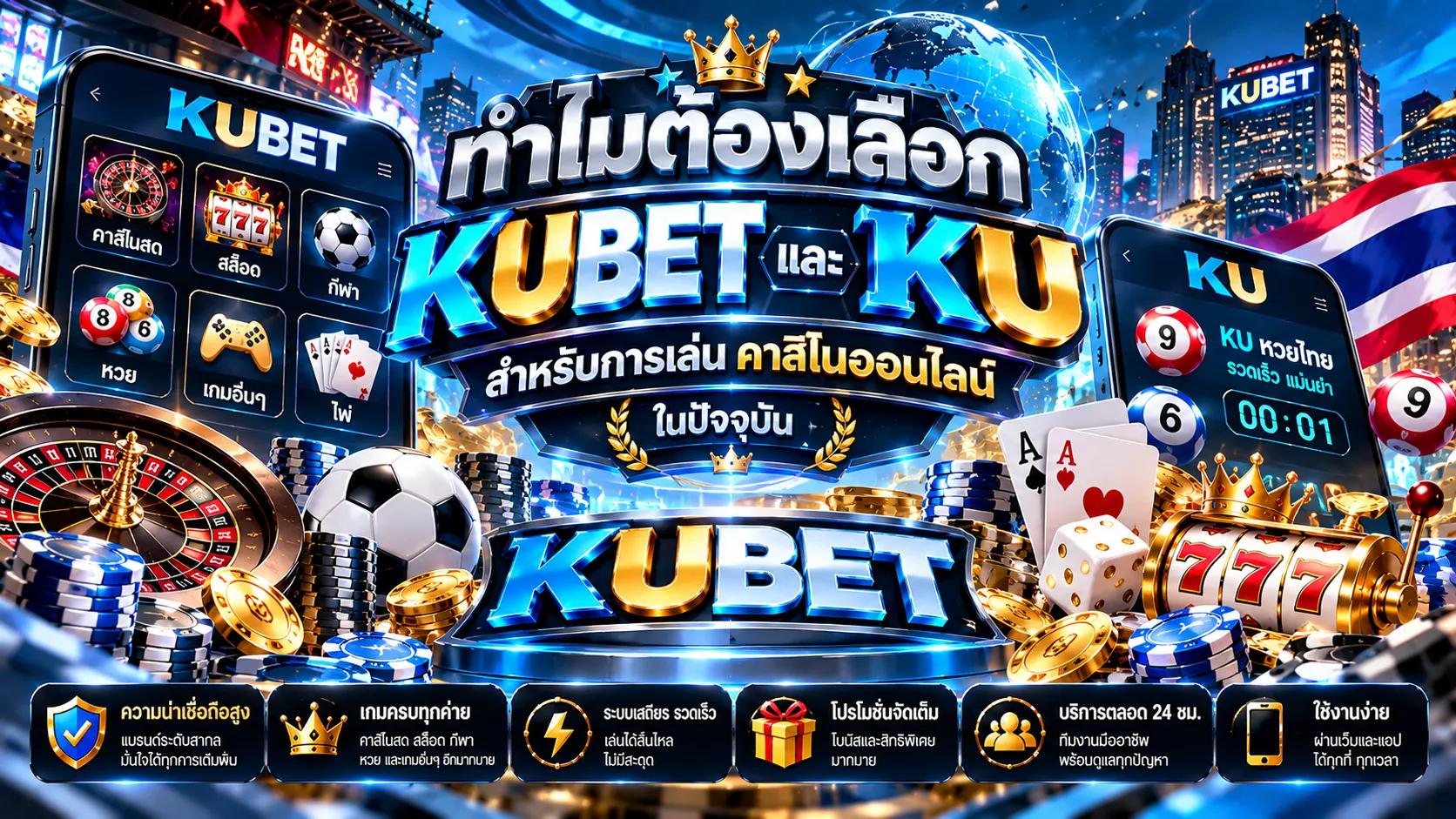 ทำไมต้องเลือก KUBET และ KU สำหรับการเล่นค่า สิ โน ออนไลน์ ในปัจจุบัน